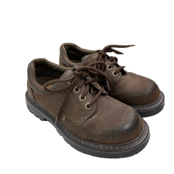 𝅺Faded Glory Kids Brown Oxfords size 11 ½ - Picture 1 of 8